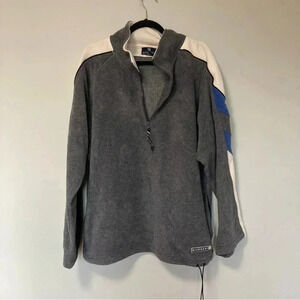 Givenchy activewear vintage grey half zip  fleece pullover